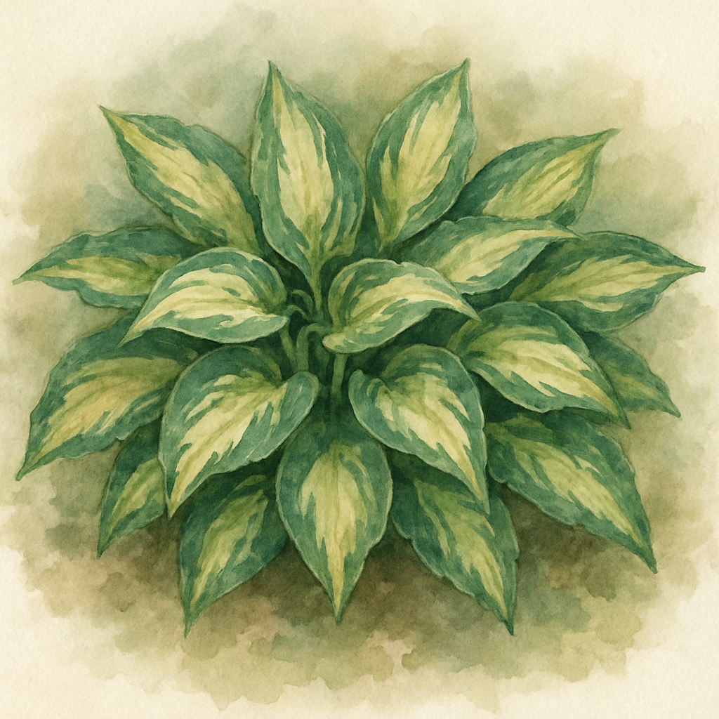 Hosta 'Souvenir to Friends'