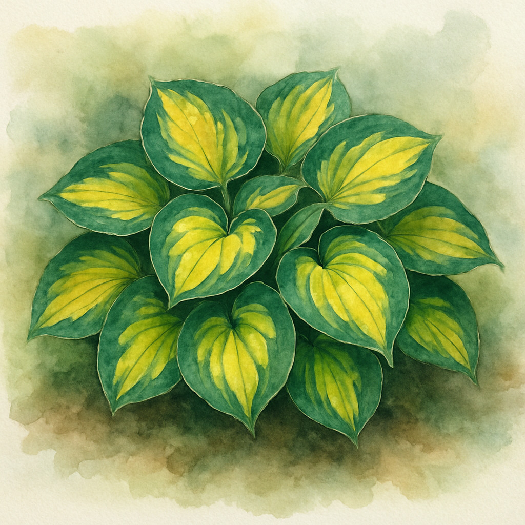 Hosta Stained Glass