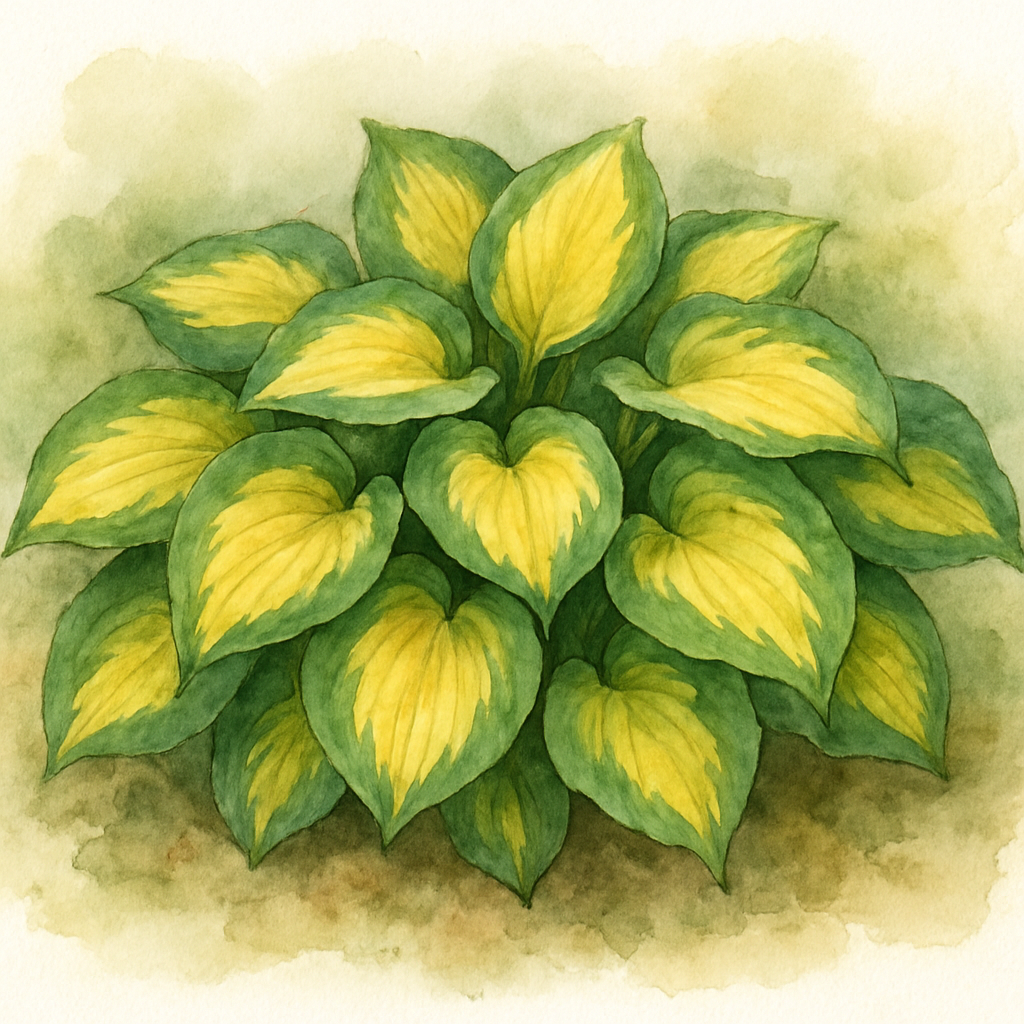 Hosta 'Sunshine Glory'