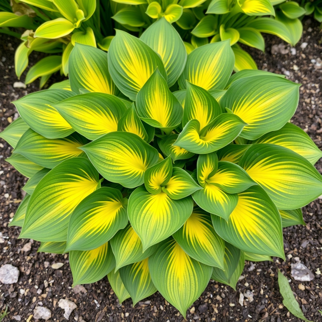 Hosta 'The Trophy Wife'