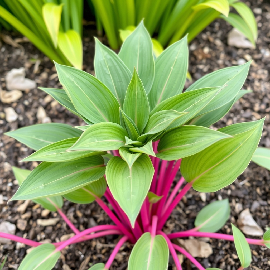 Hosta 'Tikkle Me Pink'