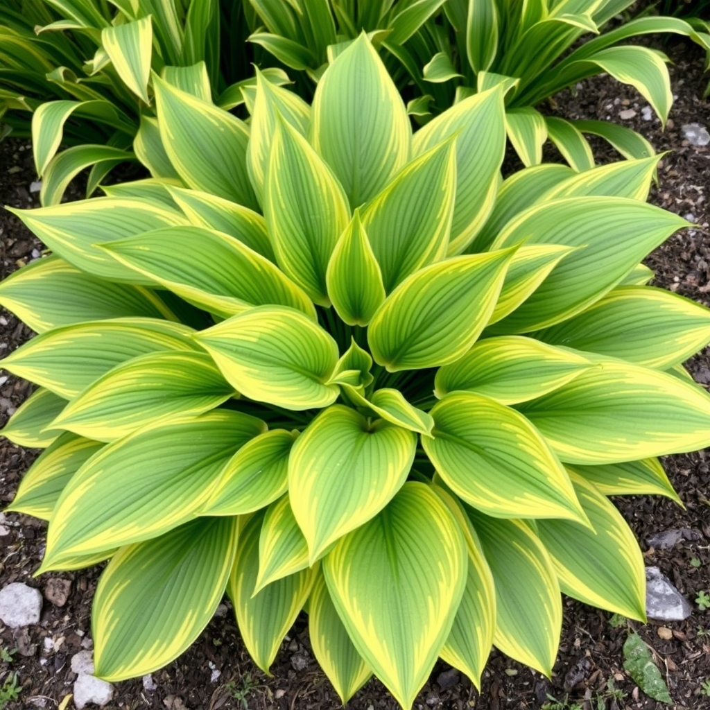 Hosta 'Tropical Dancer'