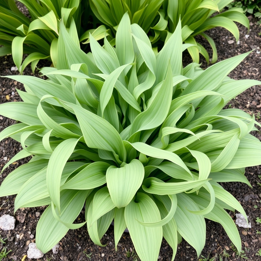 Hosta 'Twisted Spearmint'