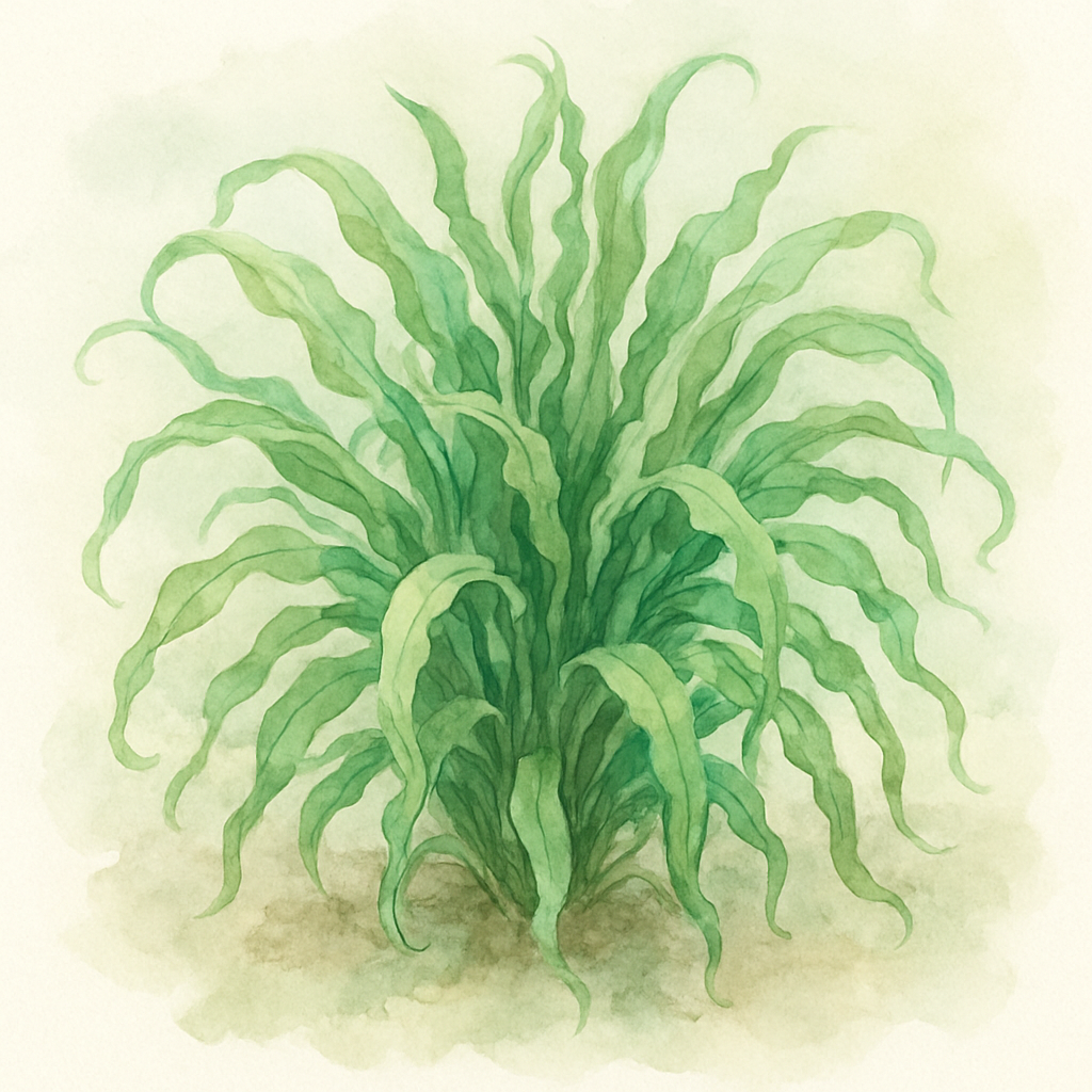 Hosta 'Twisted Spearmint'
