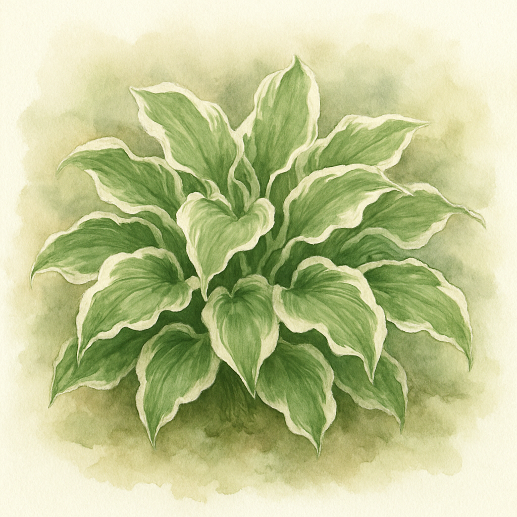 Hosta Undulata Albomarginata