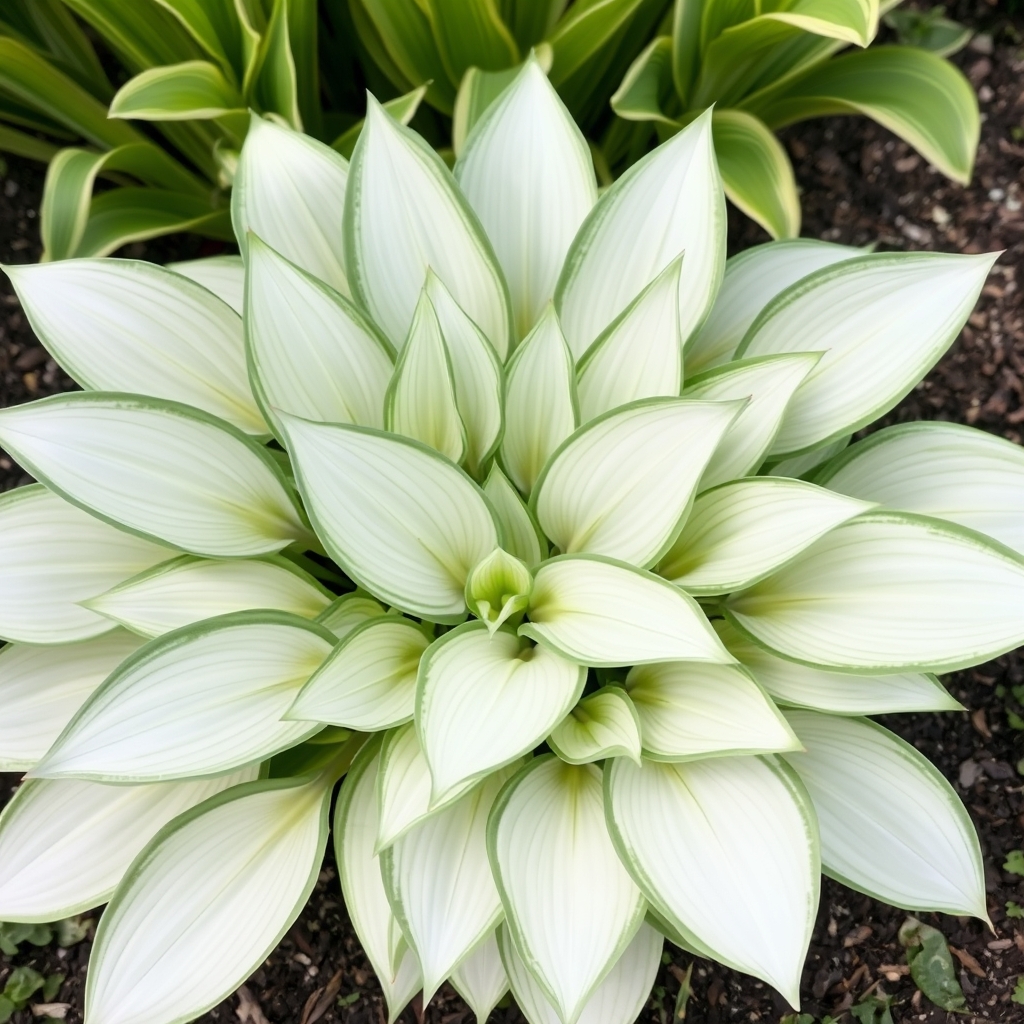 Hosta 'White Beauty'