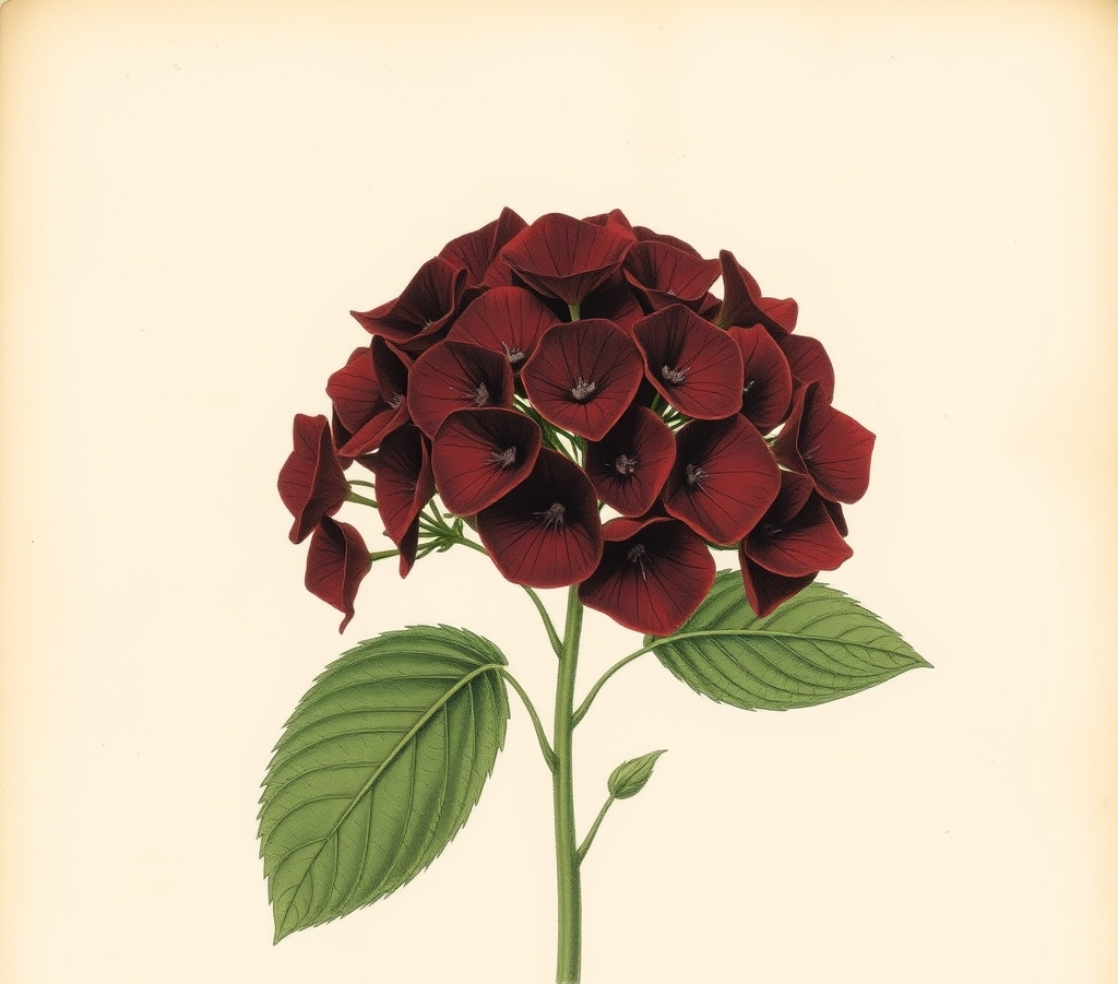 Hydrangea 'Choco Black Velvet'