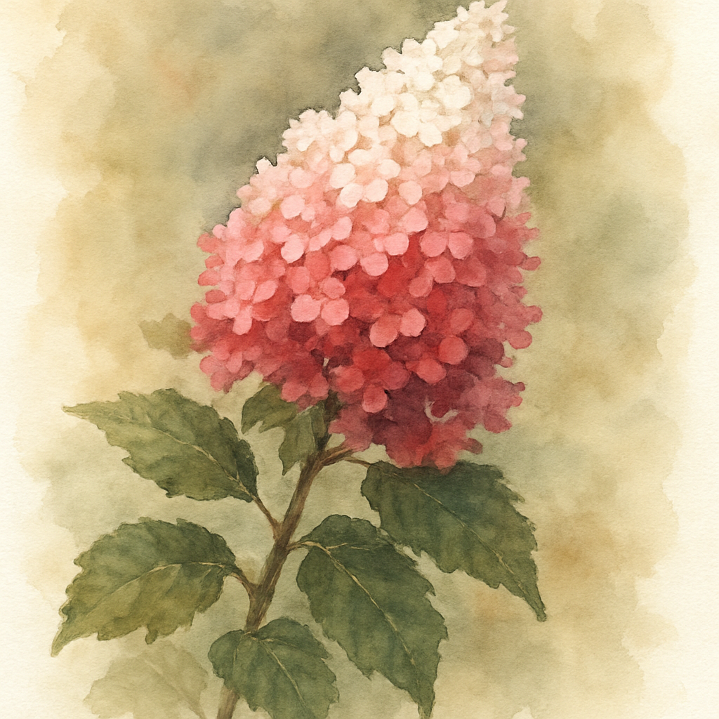 Hydrangea Fire Light