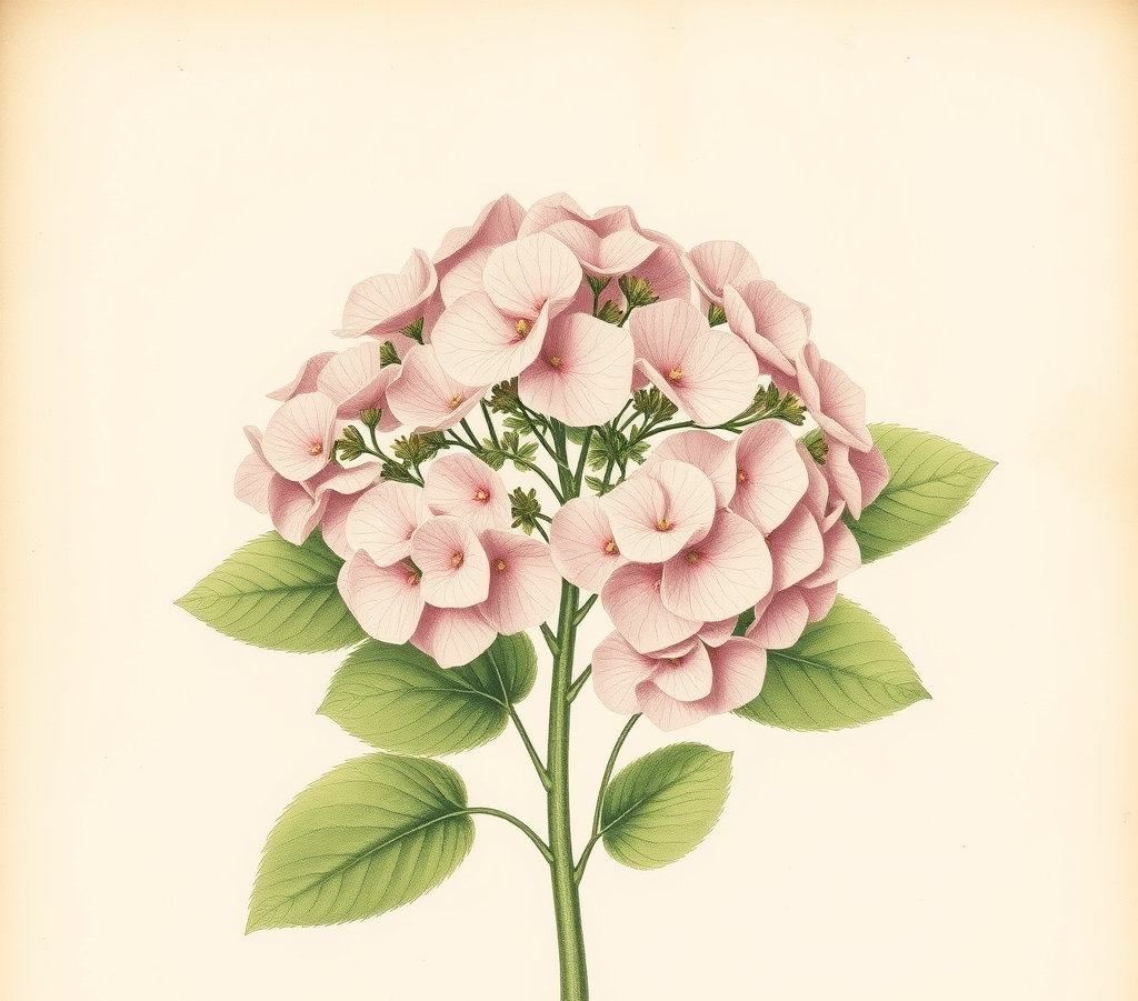 Hydrangea Mac Pink Ball