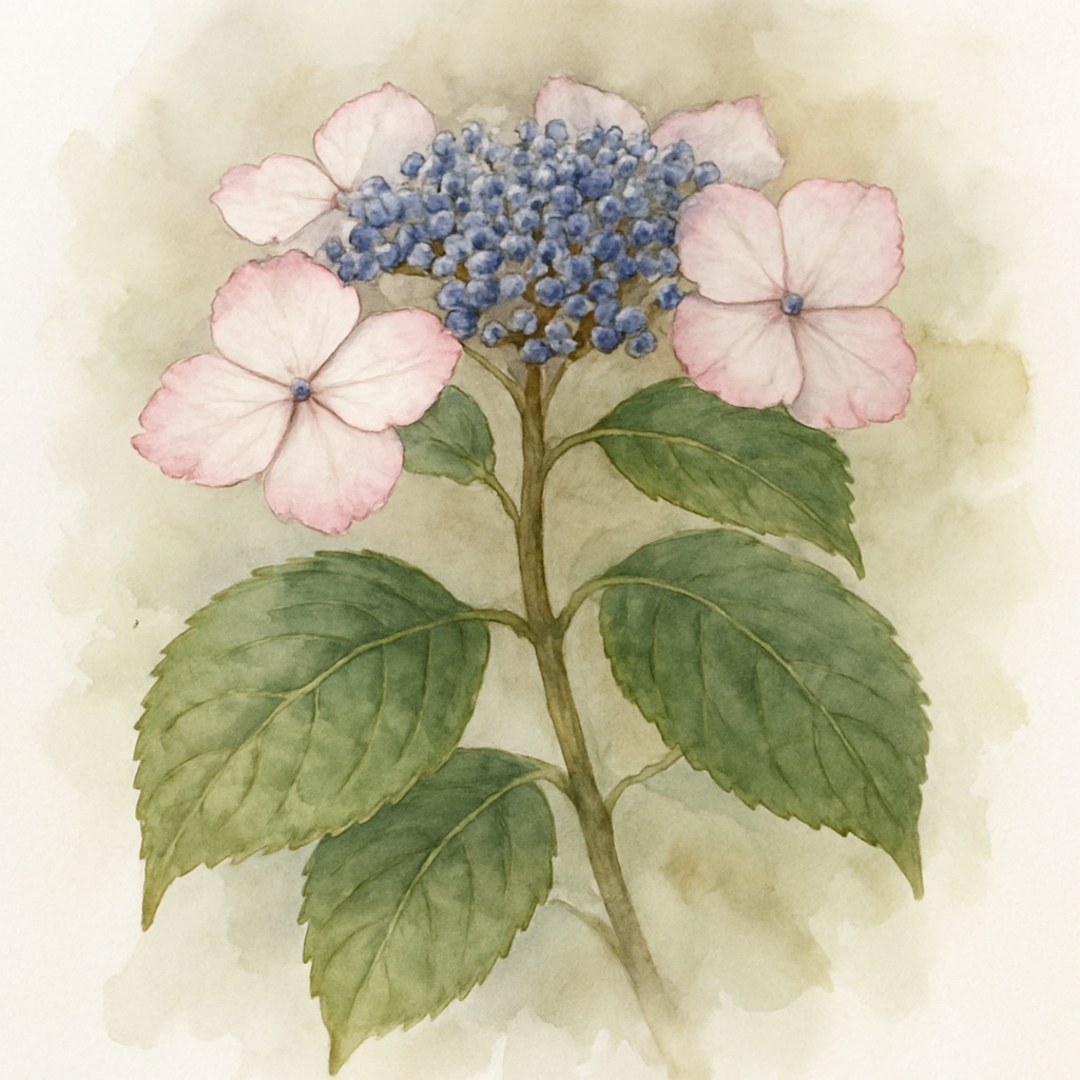 Hydrangea macrophylla ‘Lady Mata Hari’