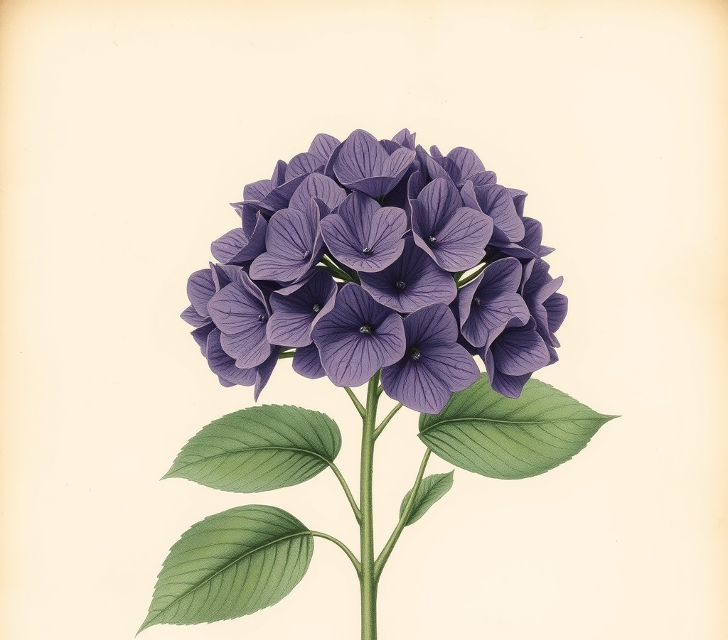 Hydrangea macrophylla ‘Midnight Beauty Purple’