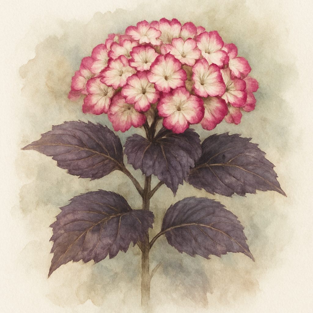 Hydrangea macrophylla 'Miss Saori'