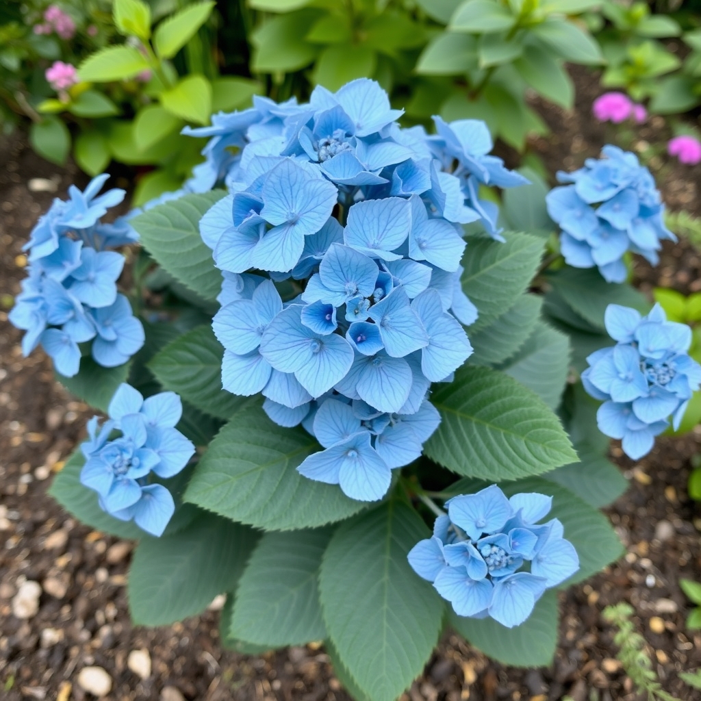 Blue Wave Lacecap Hydrangea