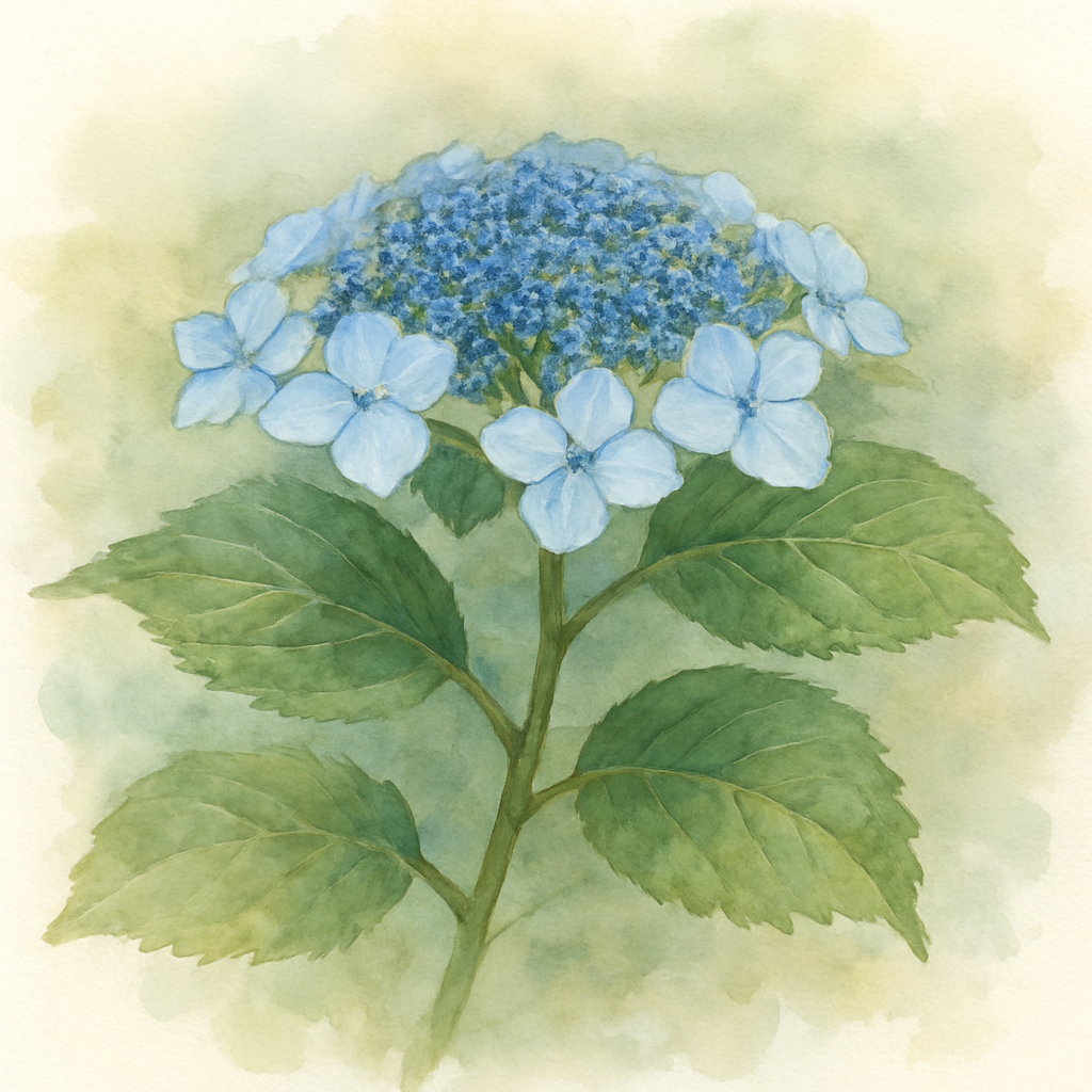 Blue Wave Lacecap Hydrangea