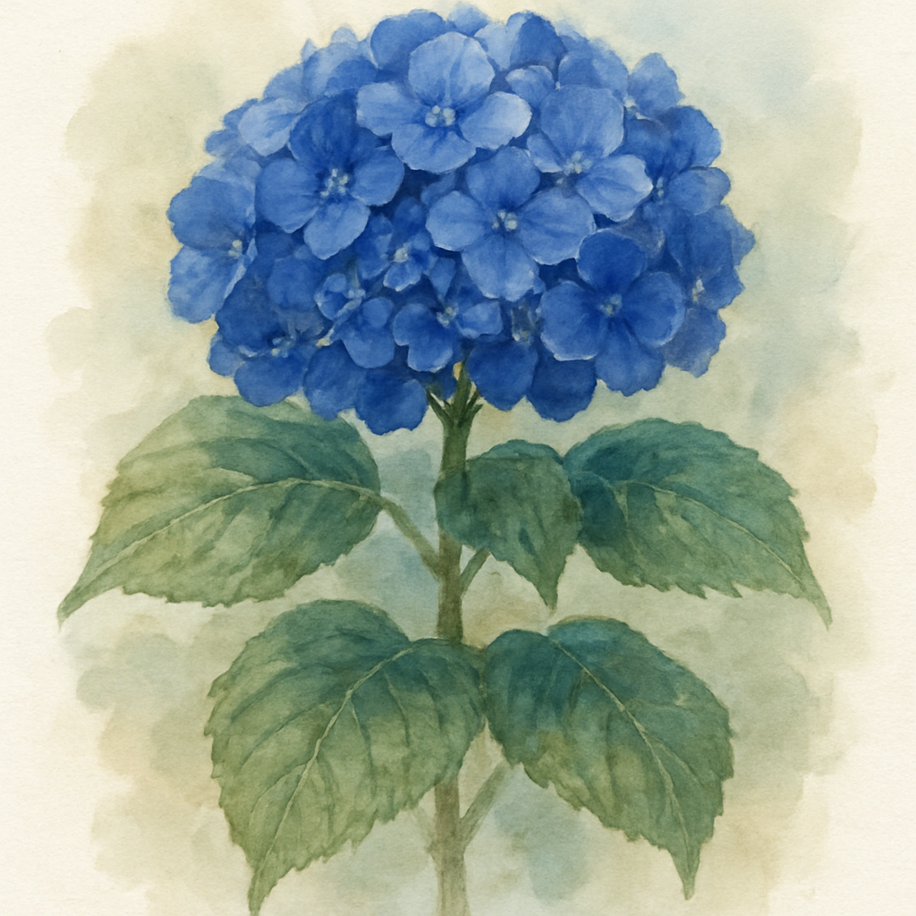 Hydrangea macrophylla 'Zorro' Mophead Hydrangea