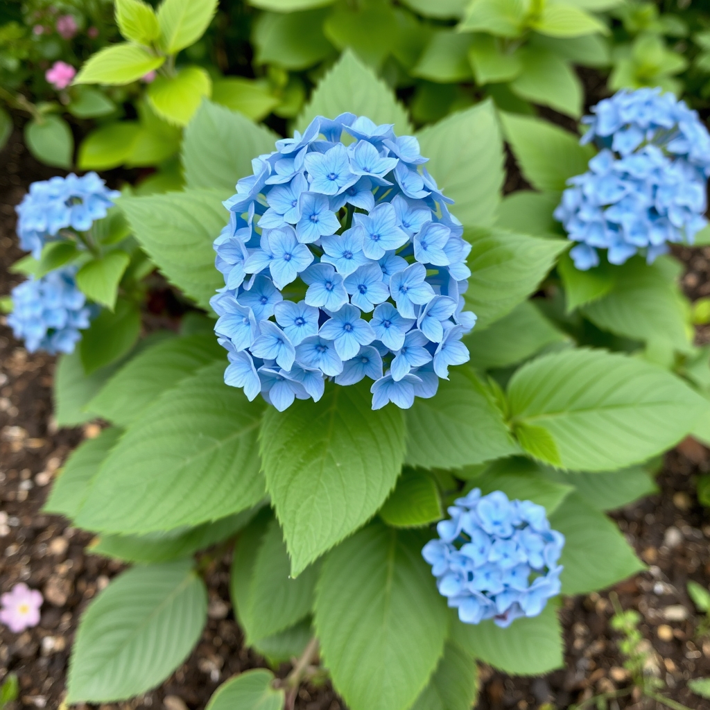 Hydrangea 'Magic Pillow Blue'