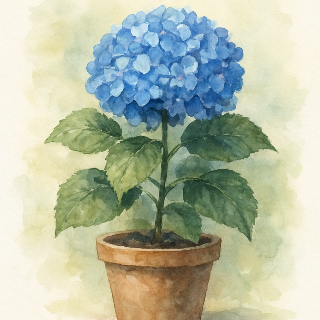 Hydrangea Mophead Blue