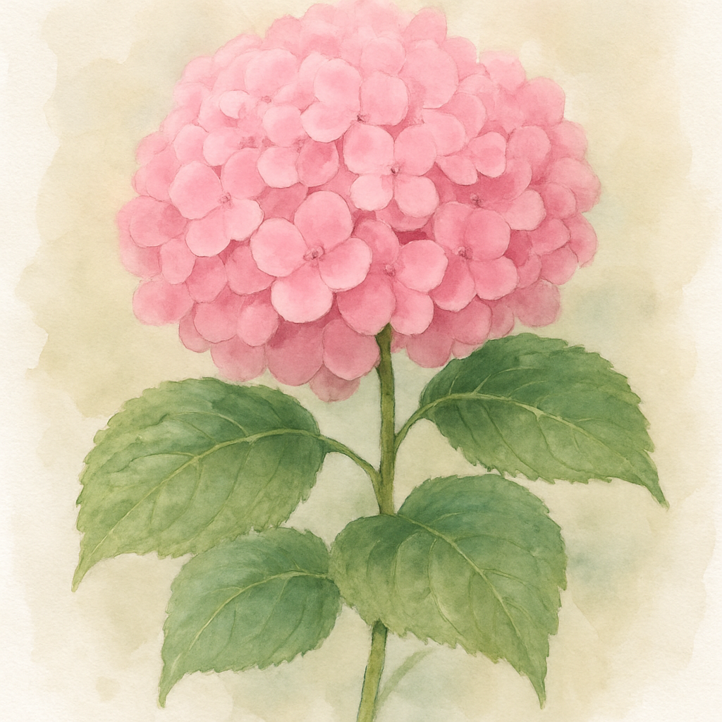 Hydrangea Pink – British Grown Flowering Shrub in