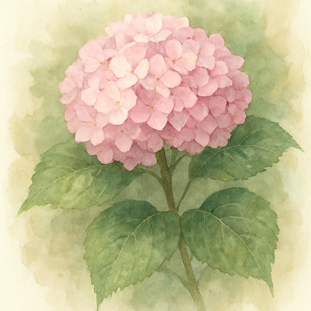 Hydrangea 'Pink Mophead'