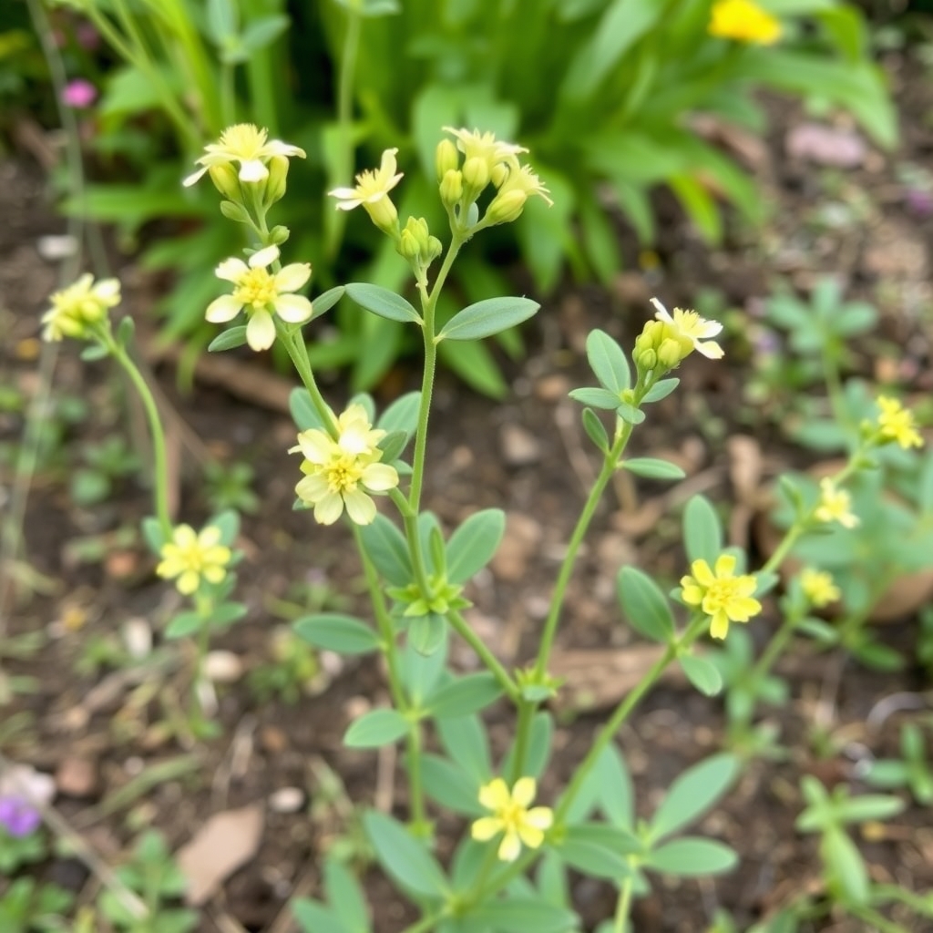 SQUARE STALKED ST JOHN'S WORT Hypericum tetrapterum
