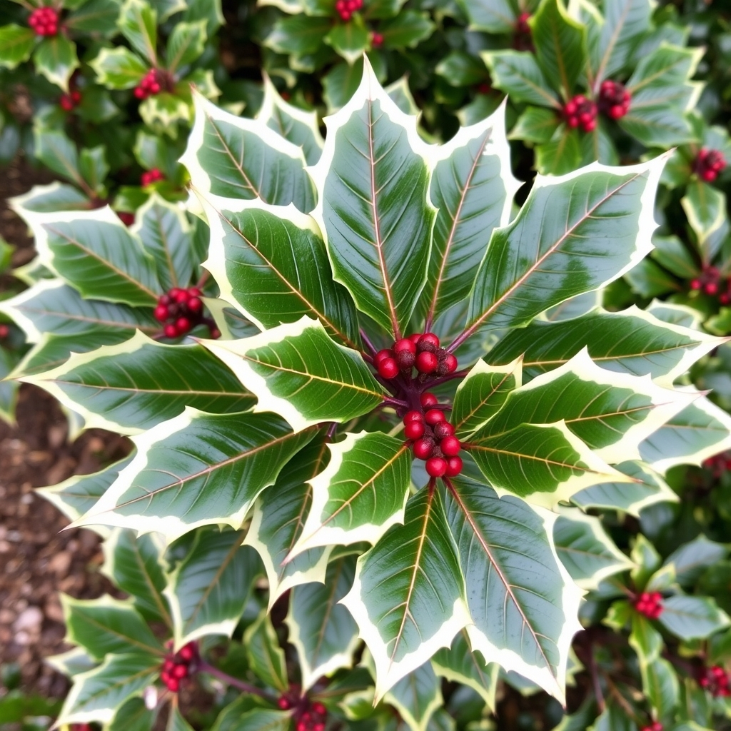 Ilex aquifolium Argentea Marginata