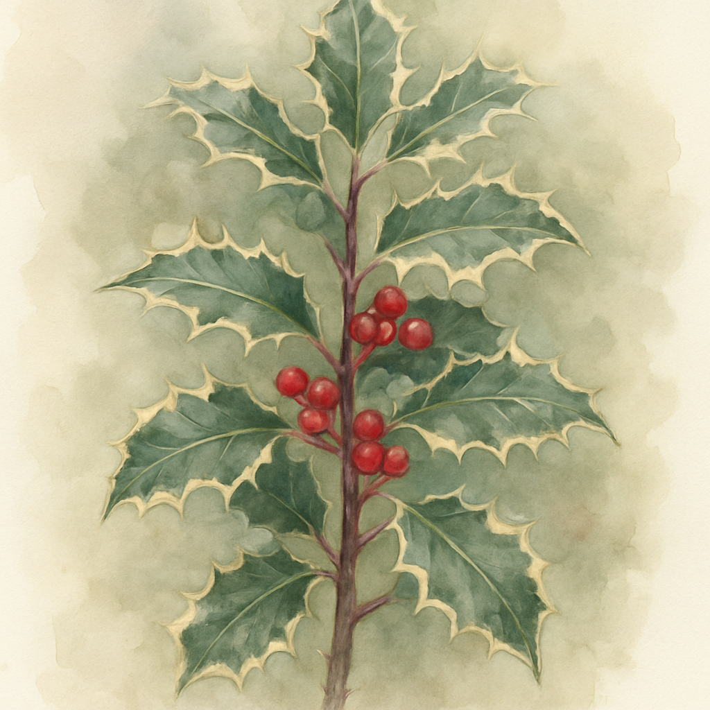 Ilex aquifolium Argentea Marginata