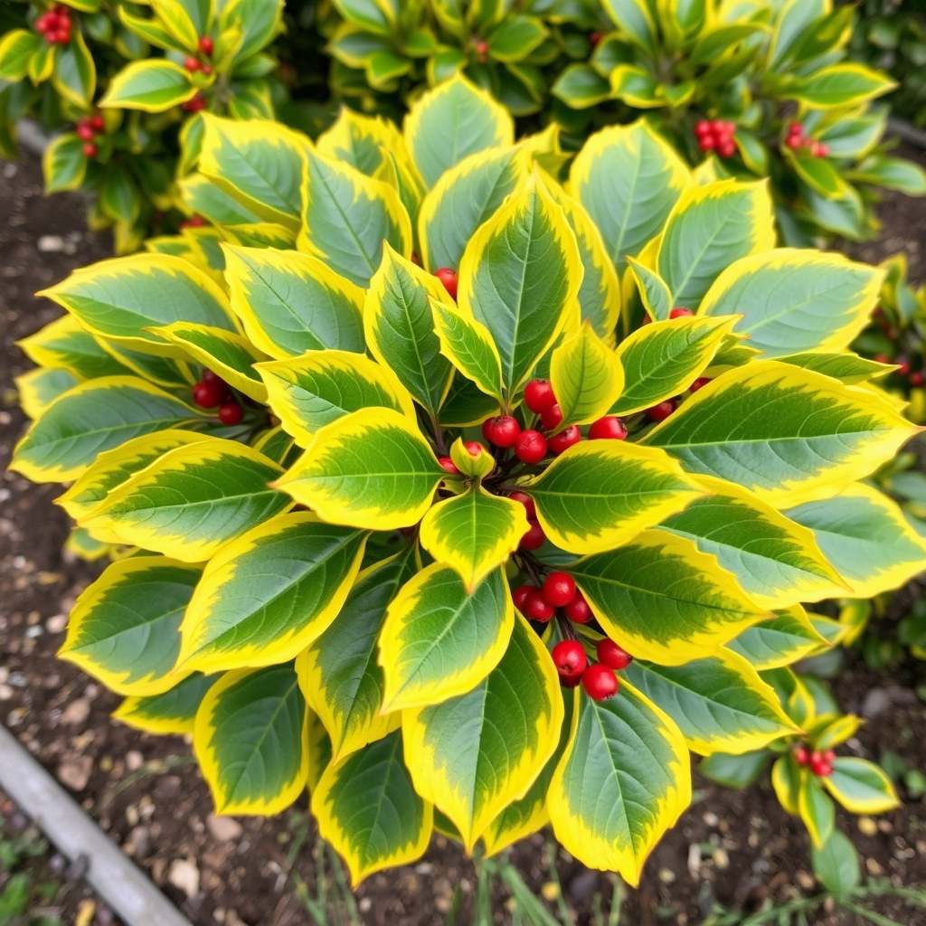 Ilex aquifolium Golden King