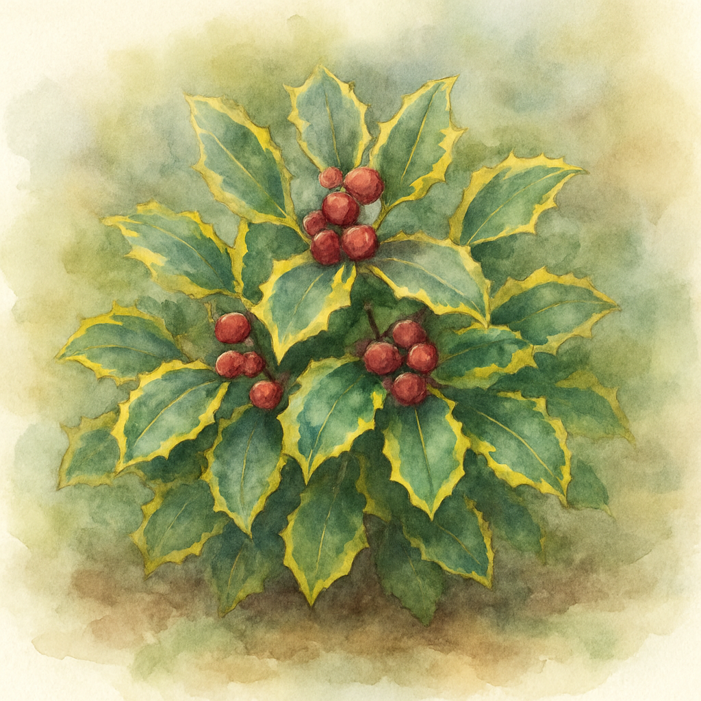 Ilex aquifolium Golden King