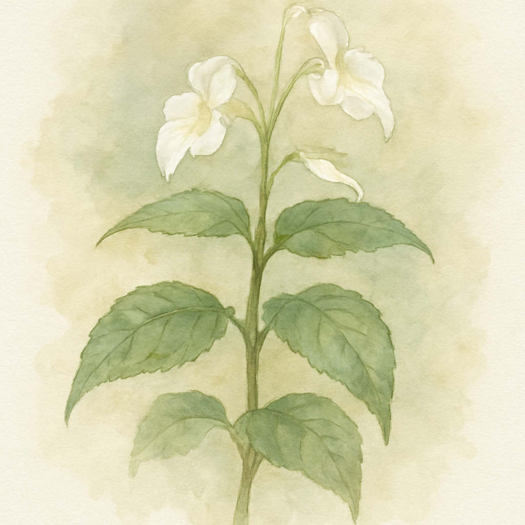 Impatiens arguta ‘Alba’