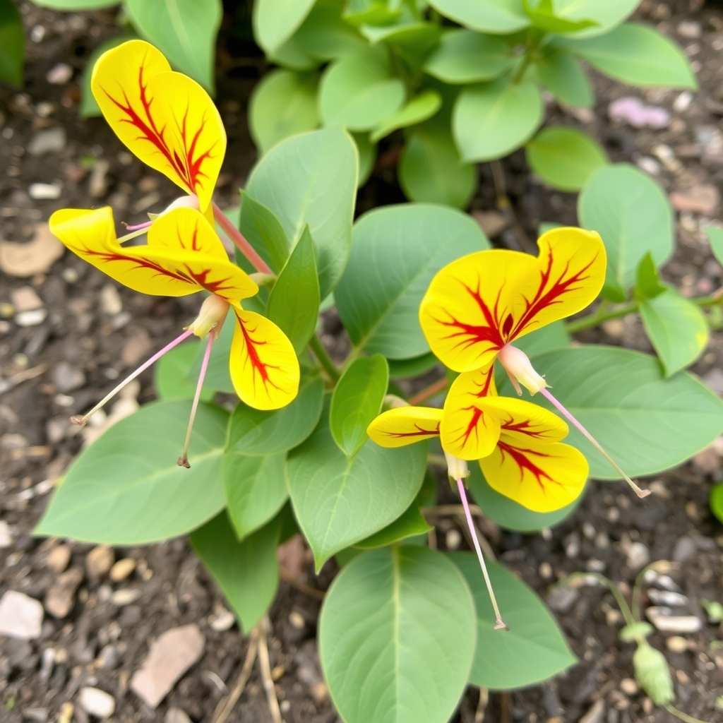 Impatiens auricoma x bicaudata