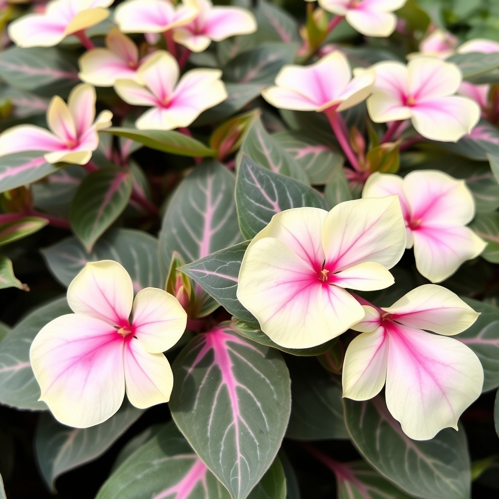 Impatiens omeiana ‘Pink Nerves’