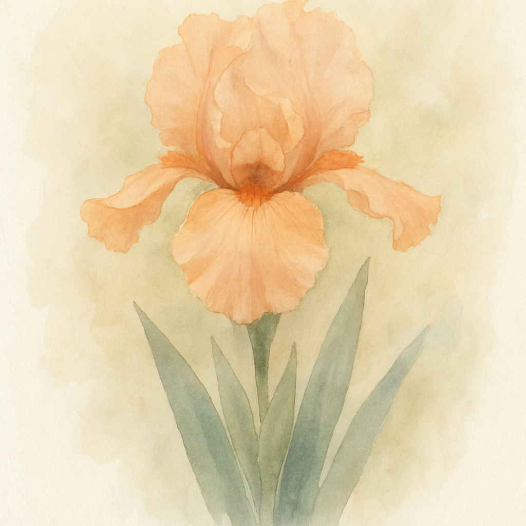 Iris 'Apricot Drops'