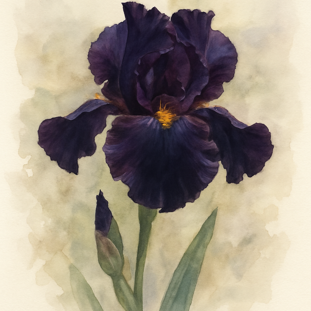 Bearded Iris ‘Dusky Challenger’