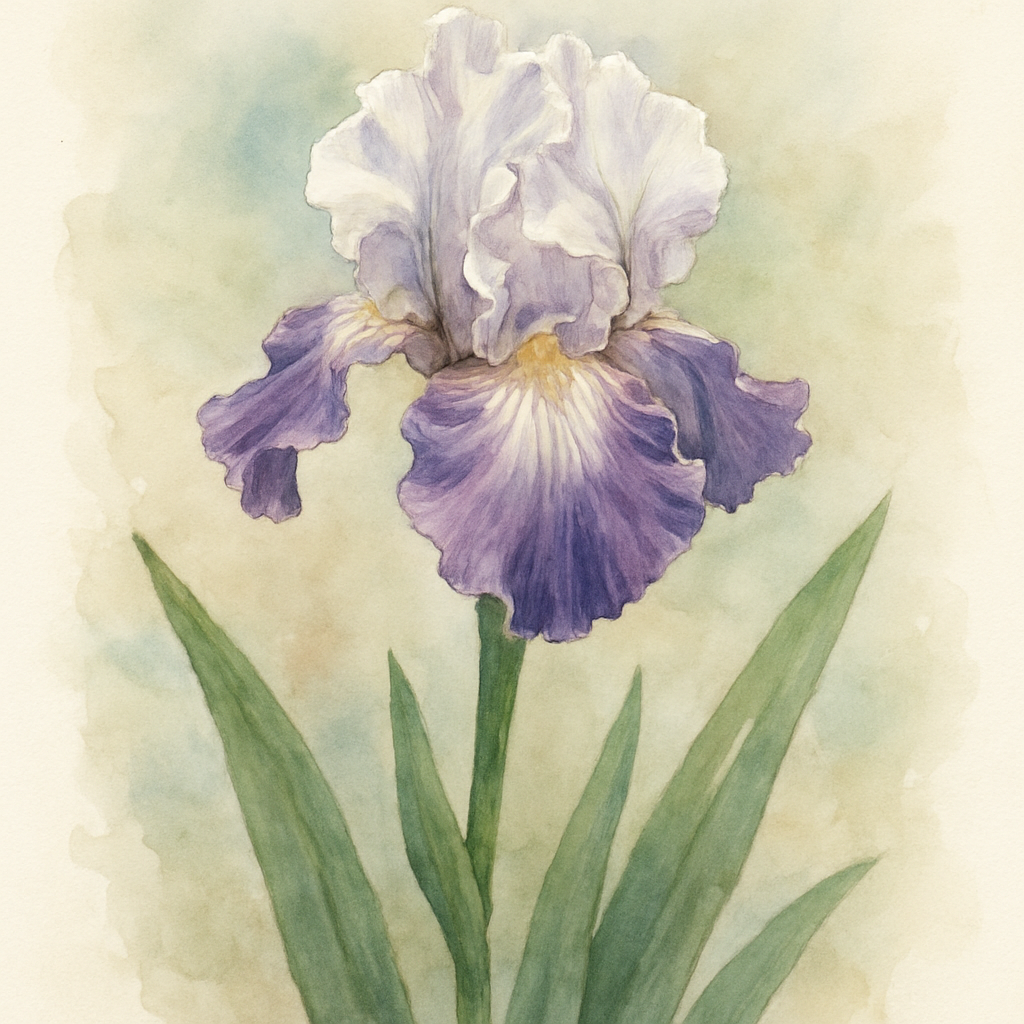 Bearded Iris ‘Loop the Loop’