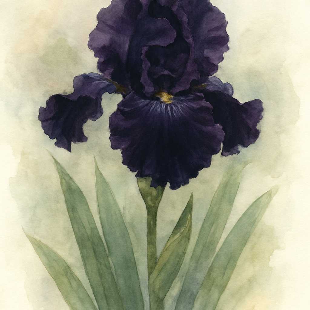 Bearded Iris ‘Midsummer Night’s Dream’