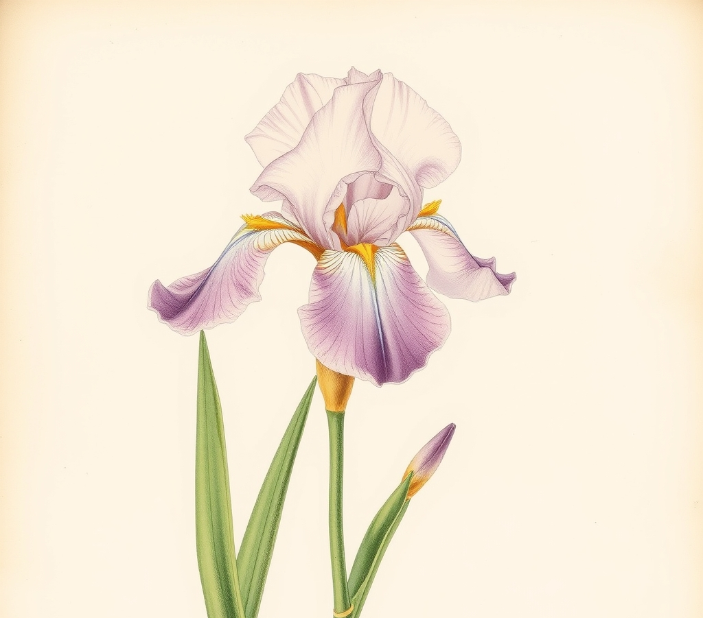 Bearded Iris ‘Romance’