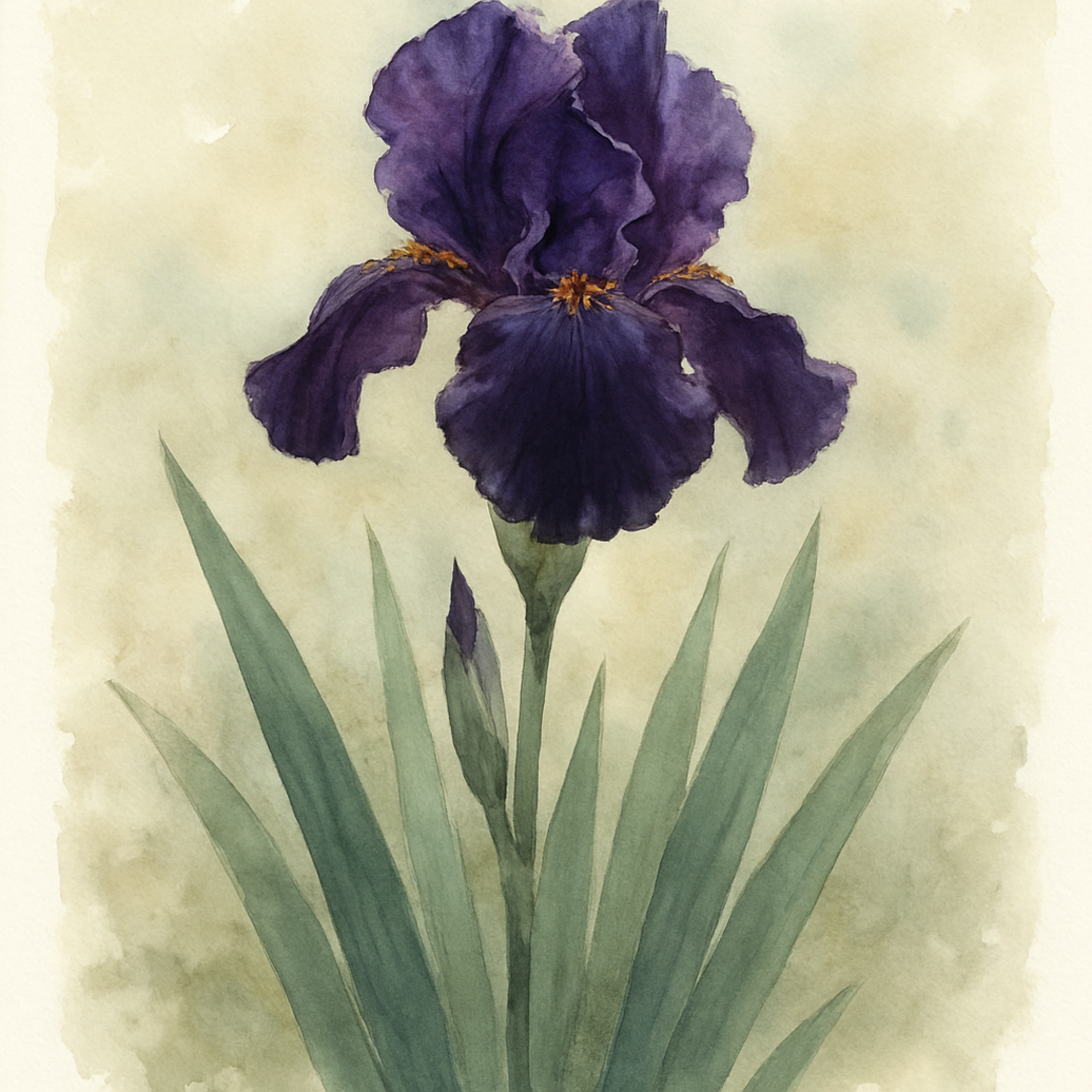 Iris 'Black Tie Affair'