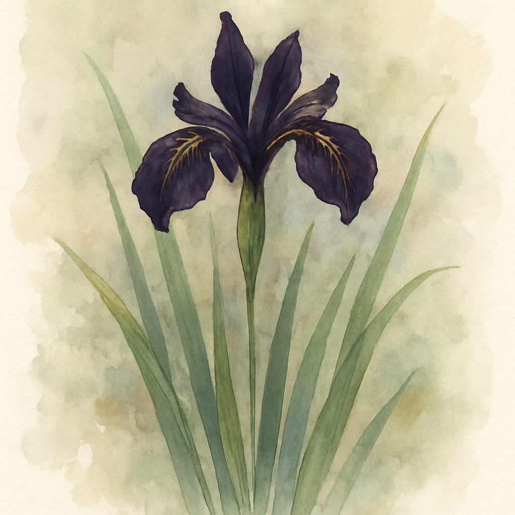 Iris chrysographes