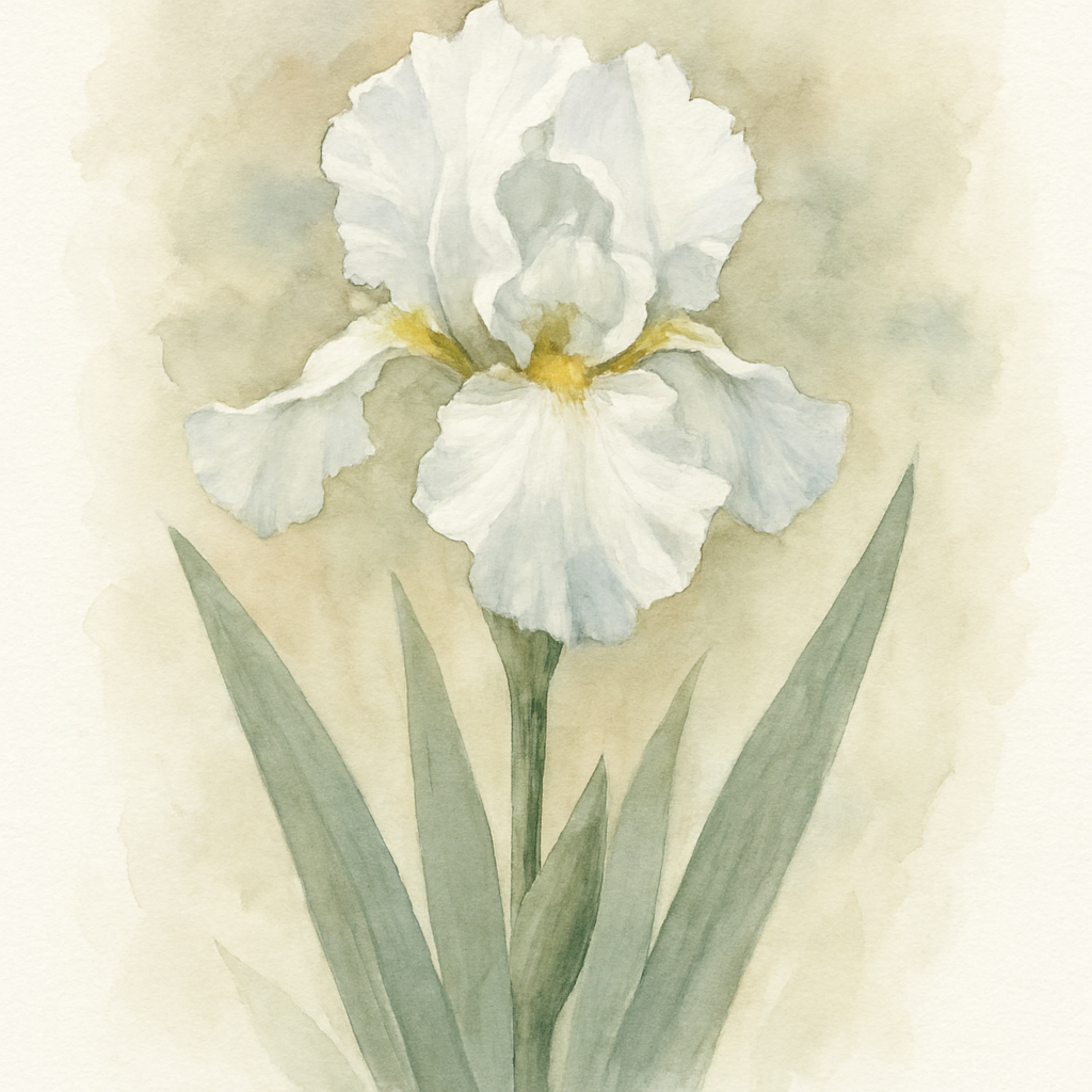 Iris 'Cliffs of Dover'
