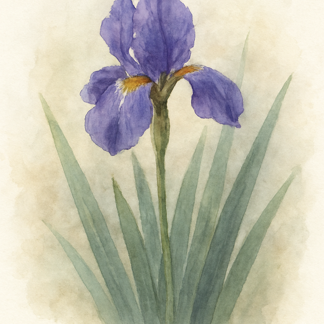 Iris 'Dreaming Green'