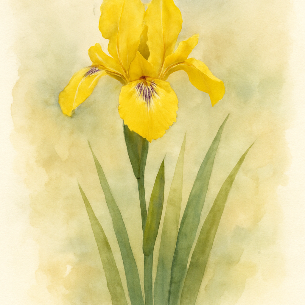 Dutch Iris 'Lemon Shark'