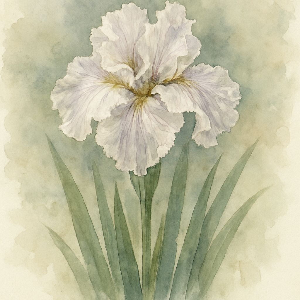 Iris ensata ‘Creme de la Creme’