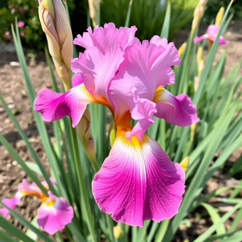 Iris Ensata 'Cupcake'