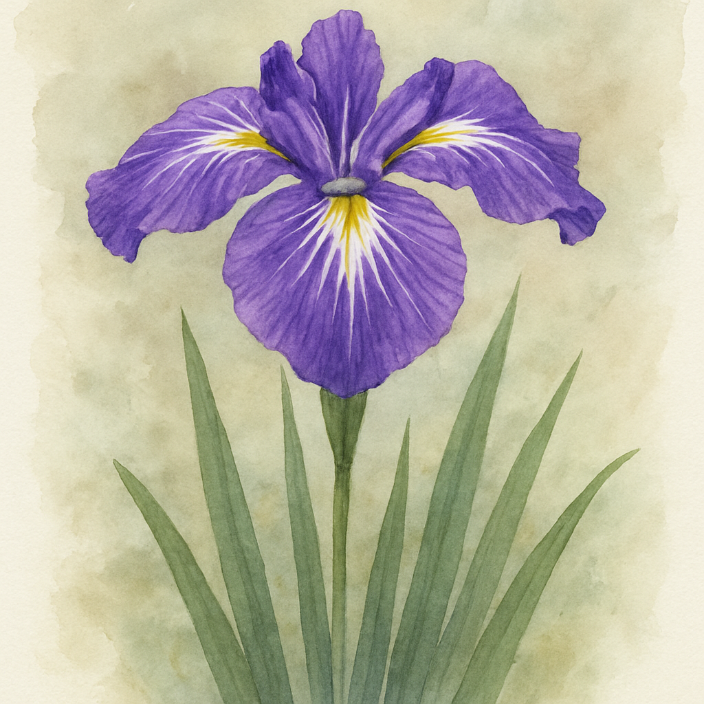 Iris ensata Electric Rays