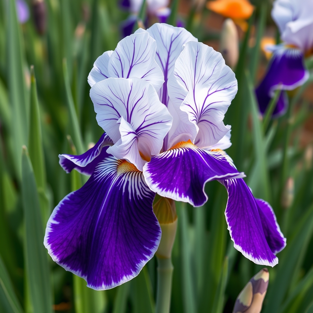 Iris Ensata 'Harlequinesque'