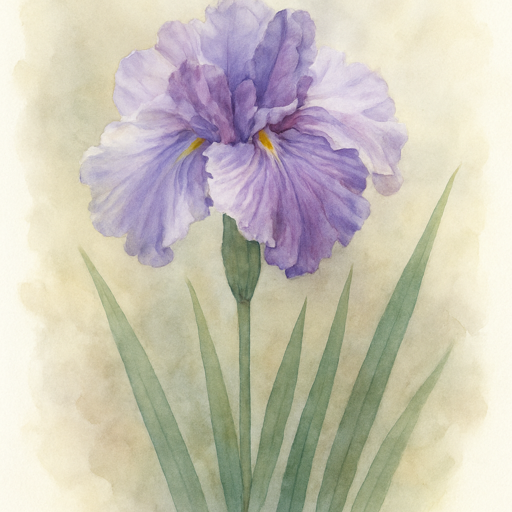 Iris ensata mixed