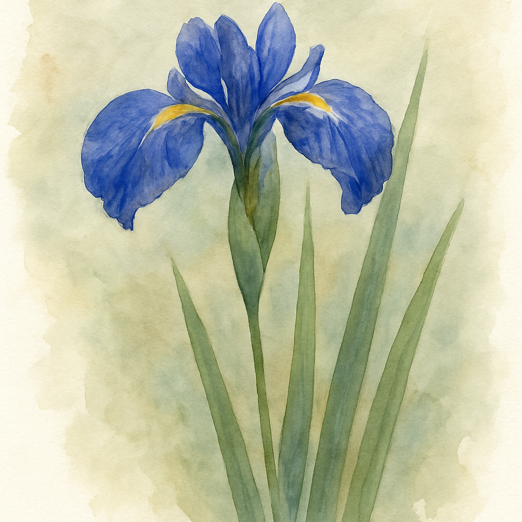 Iris ensata Oku Banri