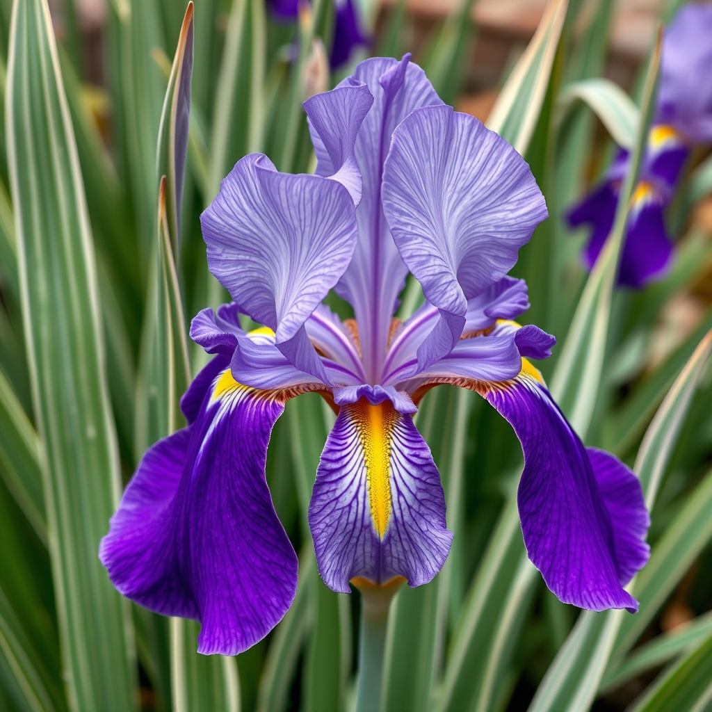 Iris ensata Variegata