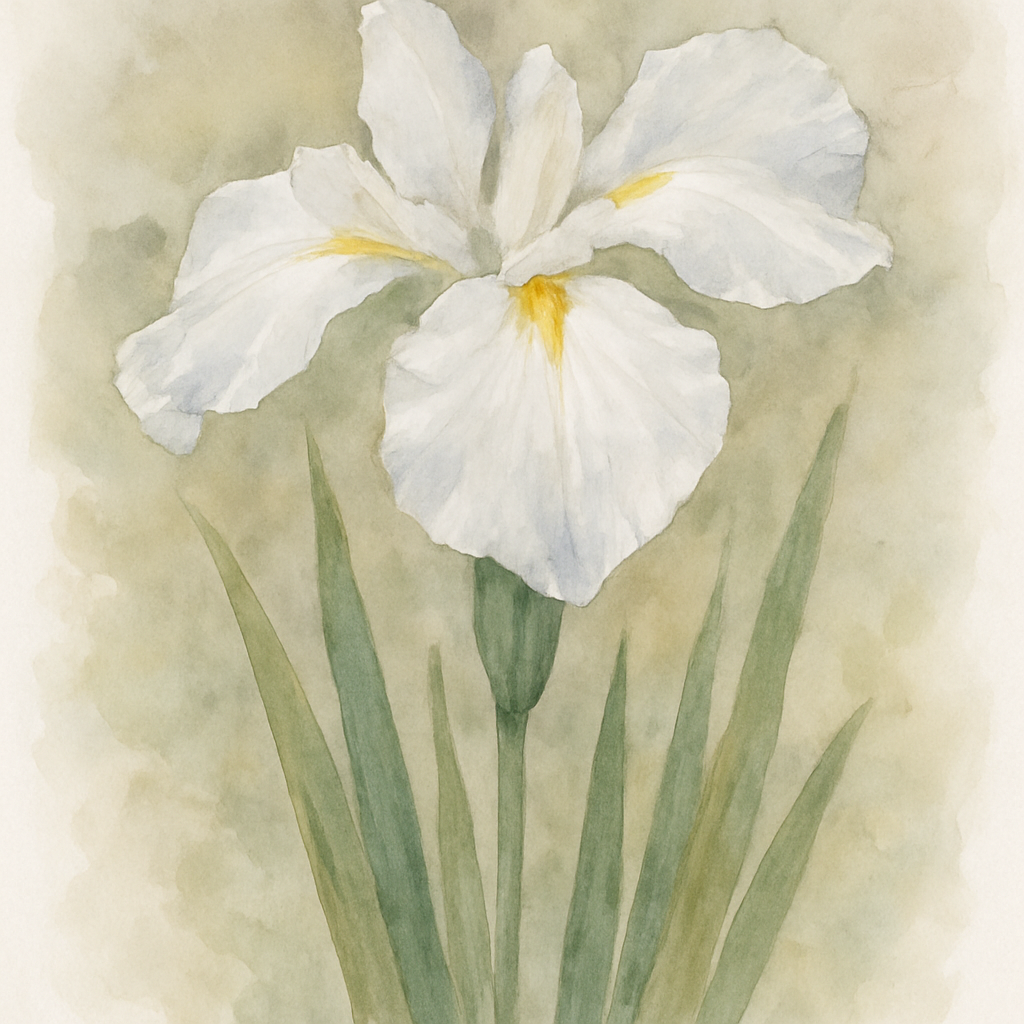 Iris ensata White