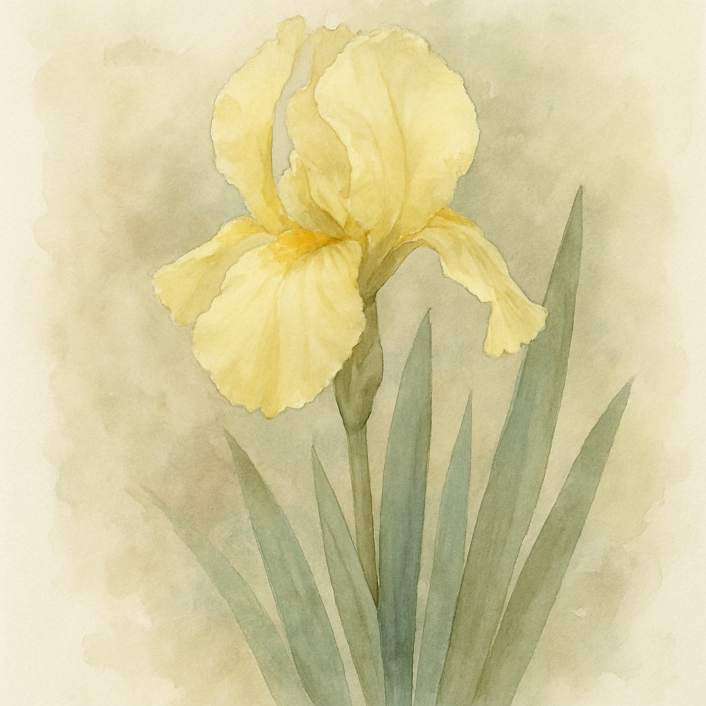 Iris flavescens